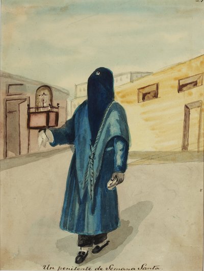 Watercolor by Pancho Fierro by Pancho Fierro